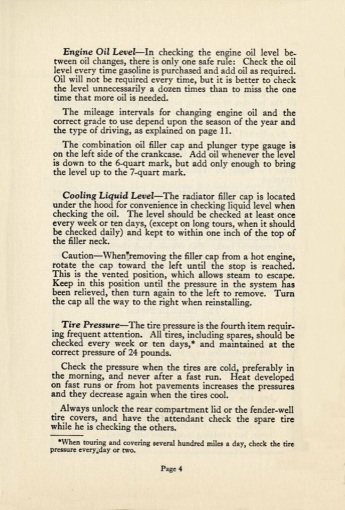 1940 Cadillac LaSalle Operating Hints Page 3